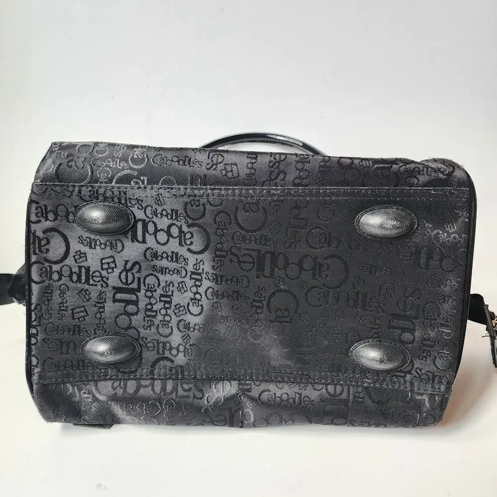 Caboodles Black Makeup Cosmetics Travel Case Tote Bag Organizer Soft Shell READ